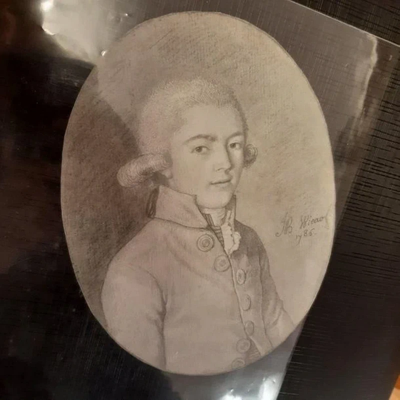 Jean - Baptiste Wicar, Ritratto di giovane uomo, 1785